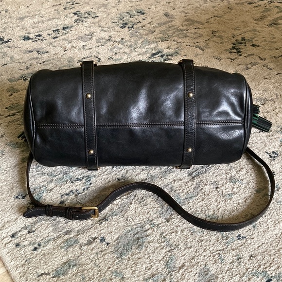 Dooney & Burke Large Florentine Black Leather Satchel! 🦆 - Picture 6 of 15